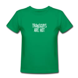 Women's Heavyweight and Retro Sport Tees with TransGuys Logo or TransGuys Are Hot!